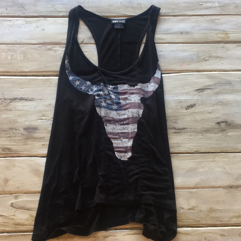 Black Texas tank